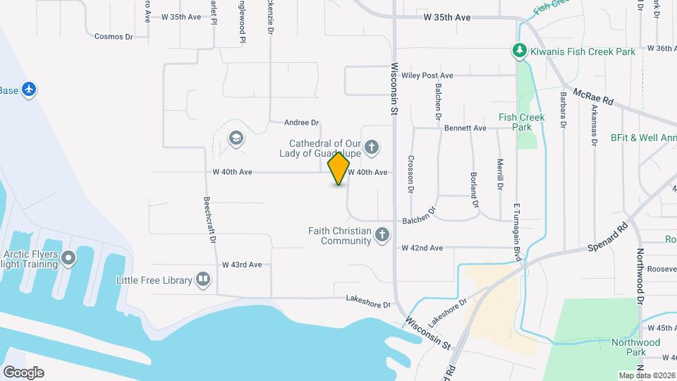 3510 Balchen Dr Map and Location Details