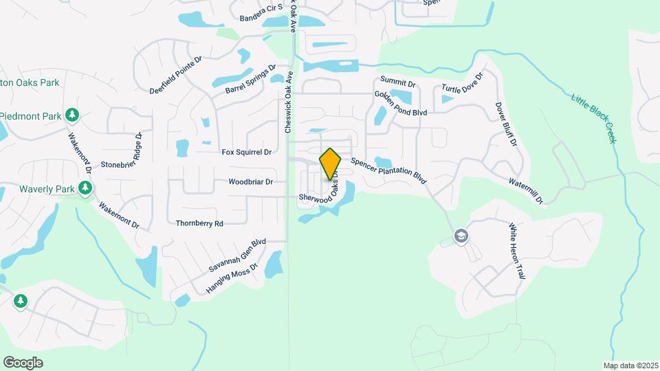 450 Sherwood Oaks Dr Map and Location Details