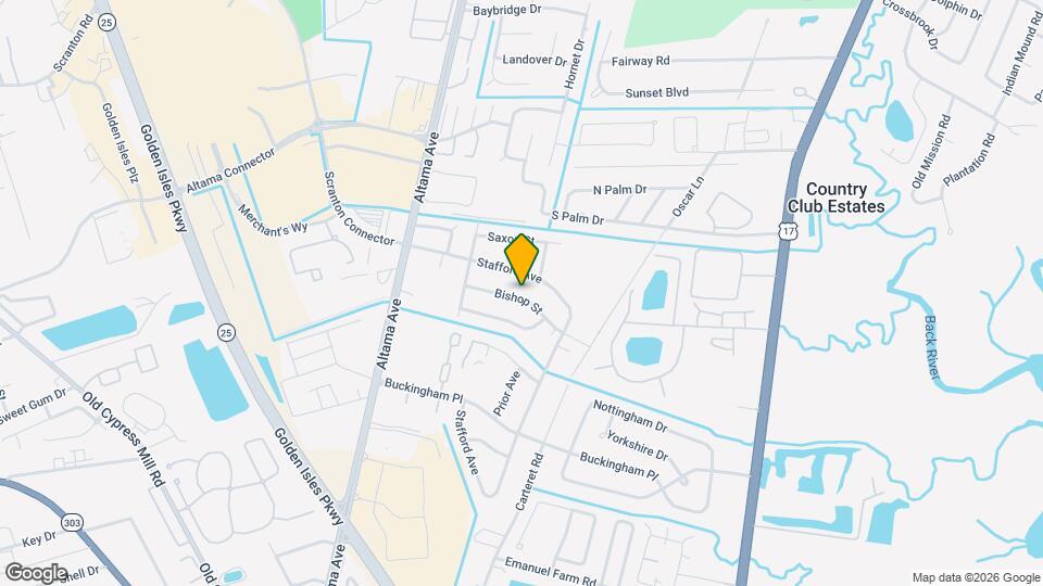 121 Bishop St Map and Location Details