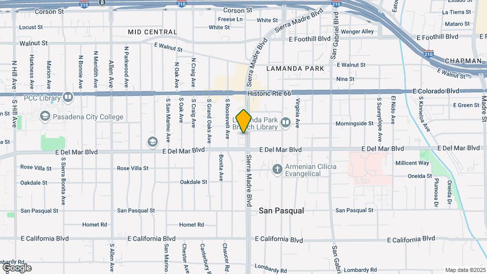 171-179 S Sierra Madre Blvd Map and Location Details