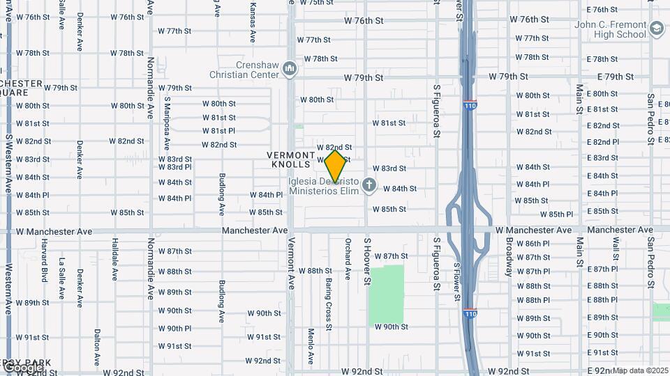 856 W 84th St Map and Location Details