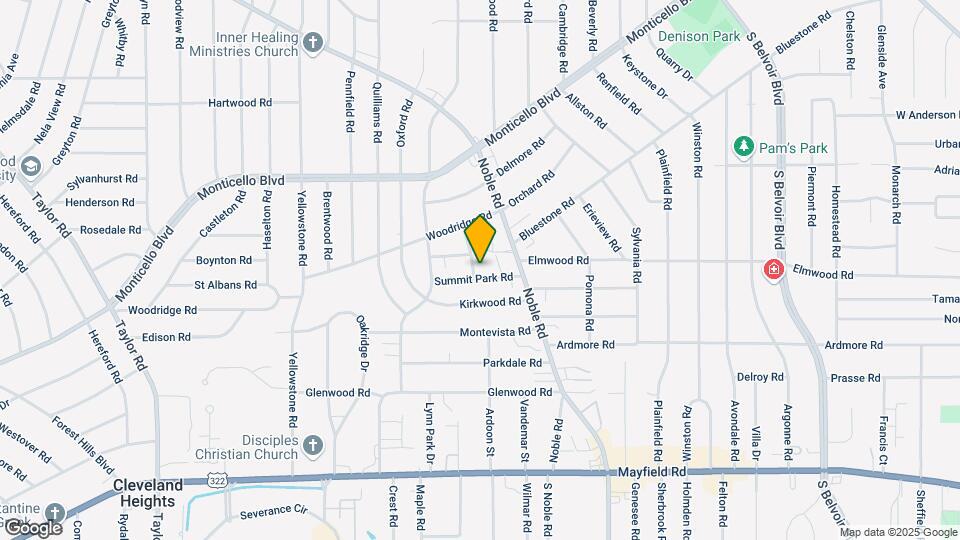 3845 Summit Park Rd Map and Location Details