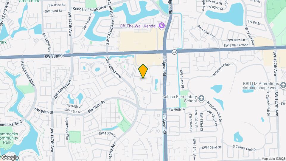 13922 SW 91st Terrace Map and Location Details