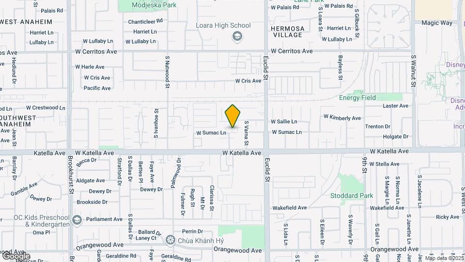 1757 W Sumac Ln Map and Location Details