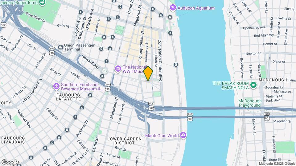 Jelly Roll Suites Map and Location Details