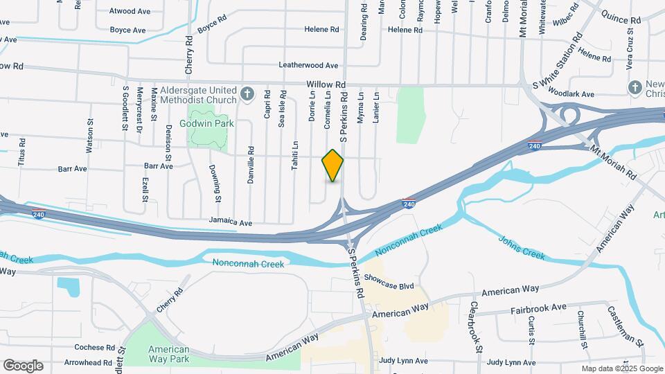1872 Cornelia Ln Map and Location Details