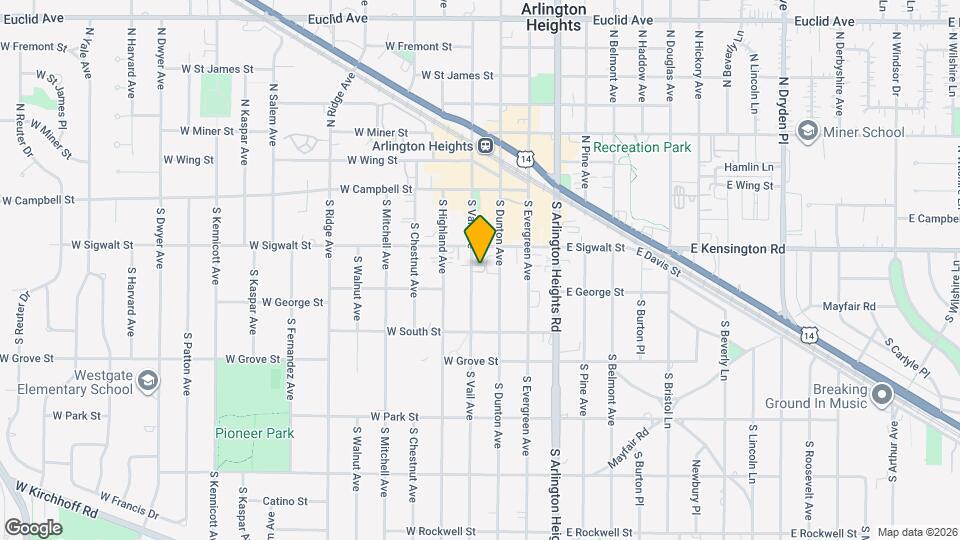 121 S Vail Ave Map and Location Details