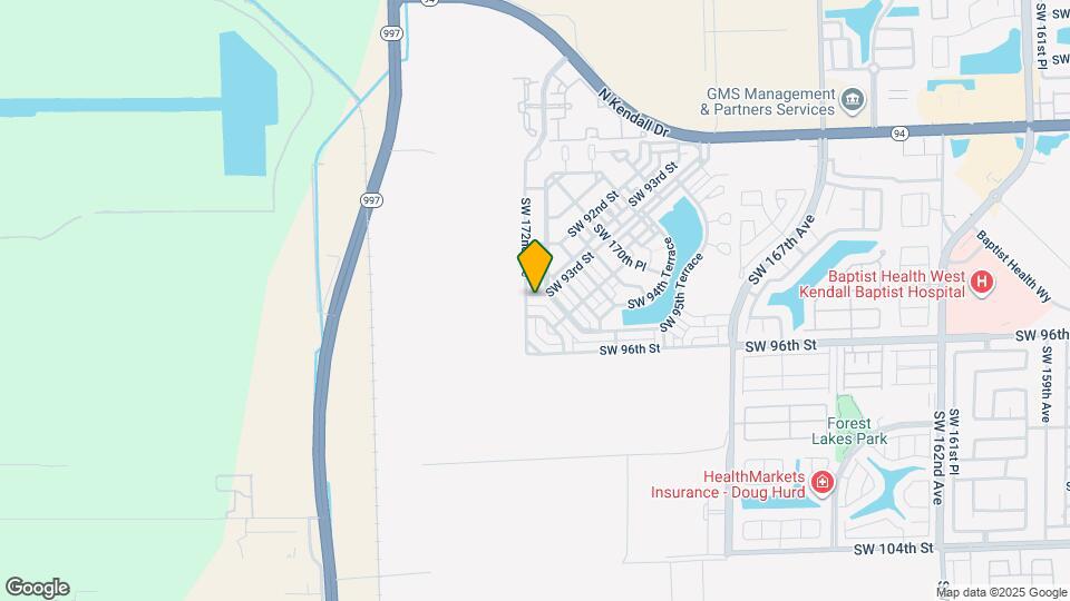 17170 SW 93rd St Map and Location Details