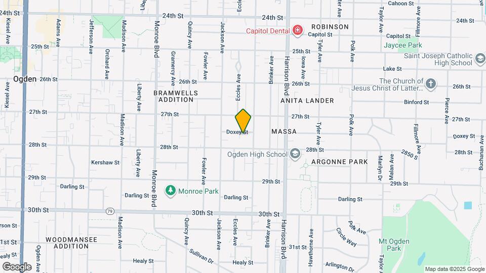 1061 Doxey St Map and Location Details