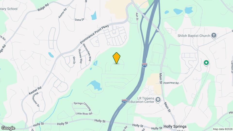 414 Hidden Creek Ct Mapa y Detalles de la Ubicación