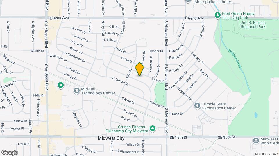 317 E Key Blvd Map and Location Details