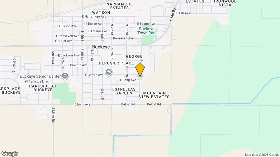 818 E Long Ave Map and Location Details