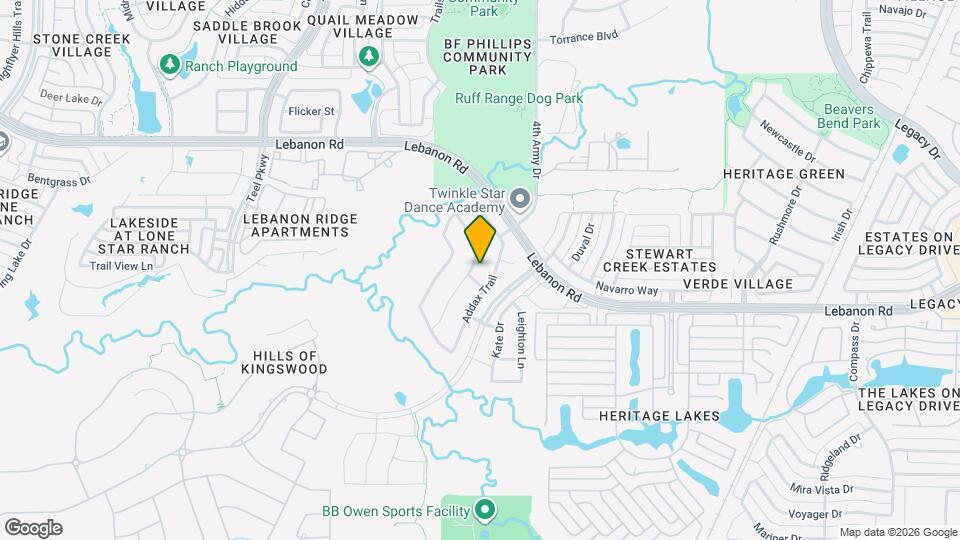 4560 Cheetah Trail Map and Location Details