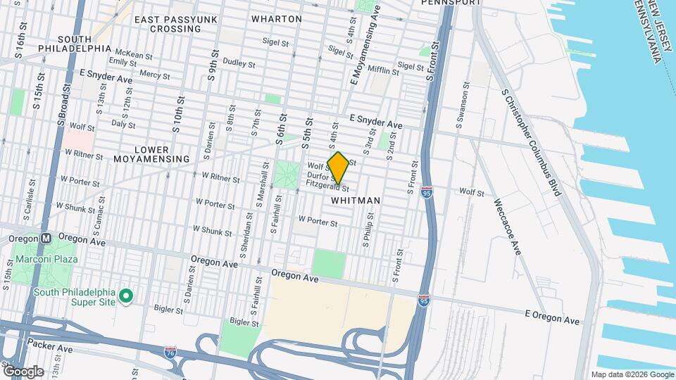 336 Fitzgerald St Map and Location Details
