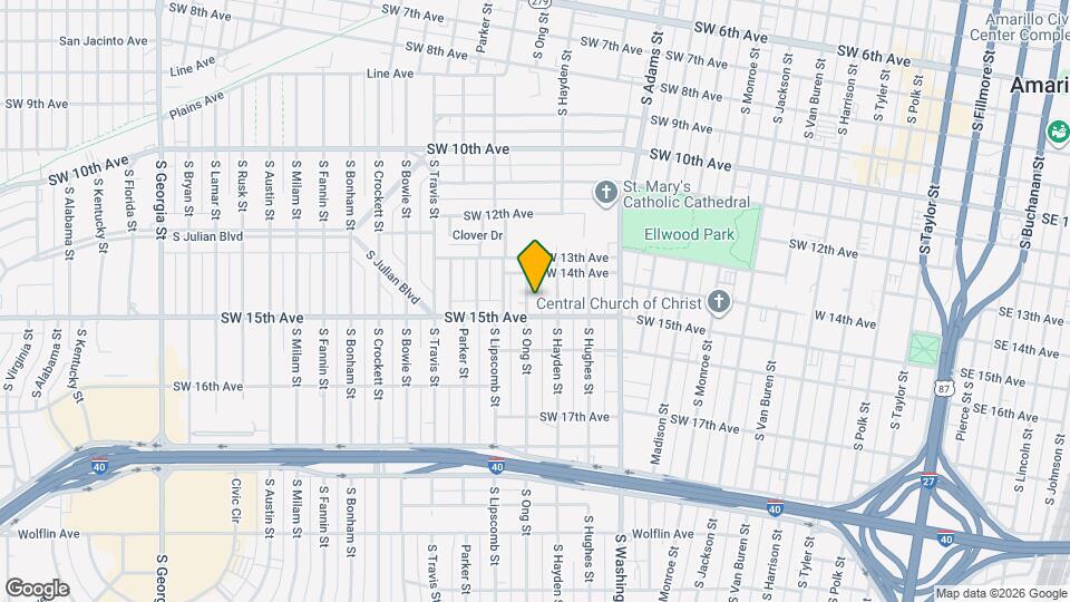 1411 S Ong St Map and Location Details