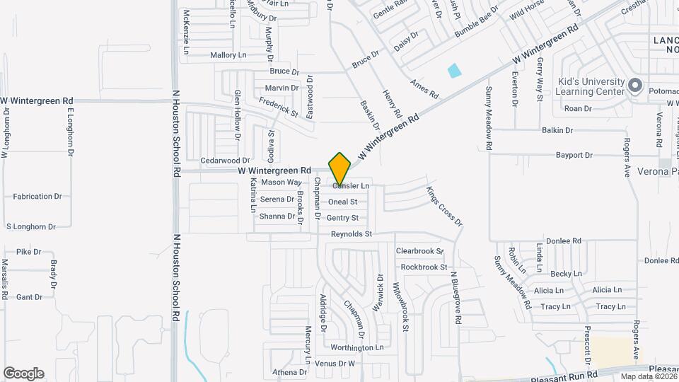 1748 Cansler Ln Map and Location Details