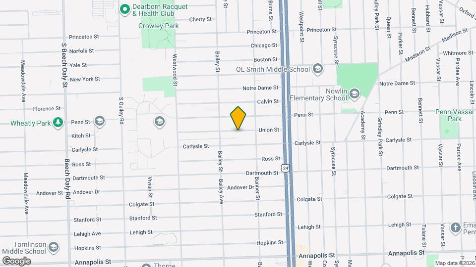 24411 Union St Map and Location Details