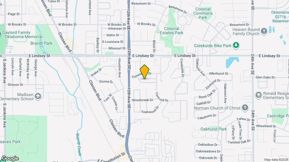 1311 Eastgate Dr Map and Location Details