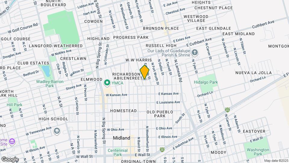 906 N Weatherford St Mapa y Detalles de la Ubicación