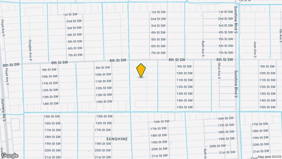 3606 11th St SW Map and Location Details
