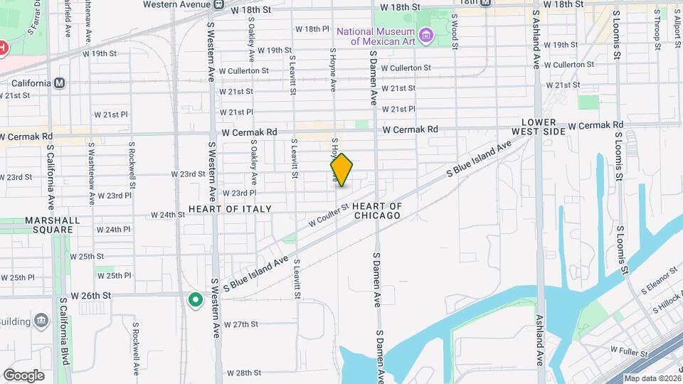 2333 S Hoyne Ave, Unit 3 Mapa y Detalles de la Ubicación