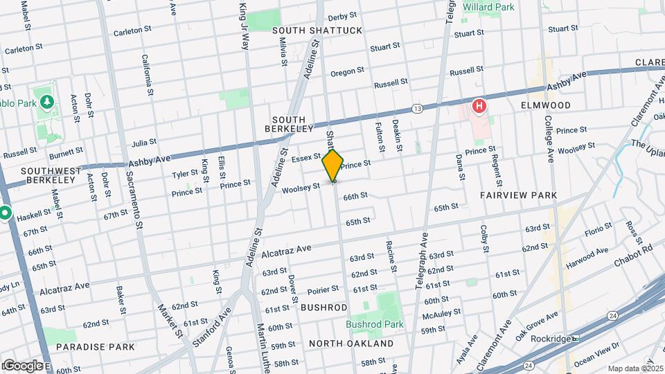 3200 Shattuck Ave Map and Location Details