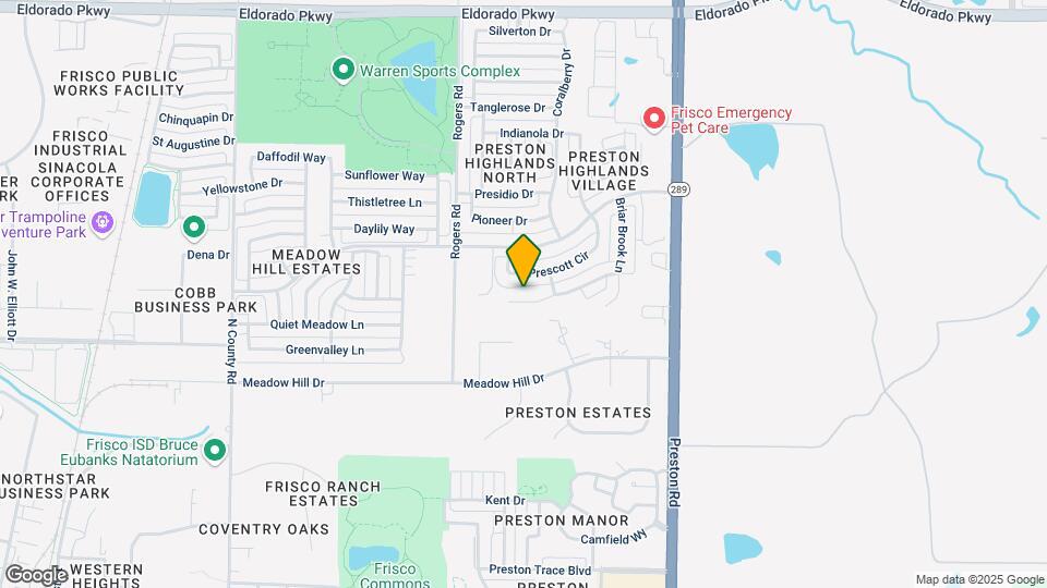 8316 Pinnacle Dr Map and Location Details