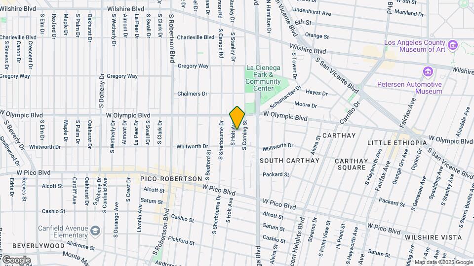 1042 S Holt Ave Mapa y Detalles de la Ubicación