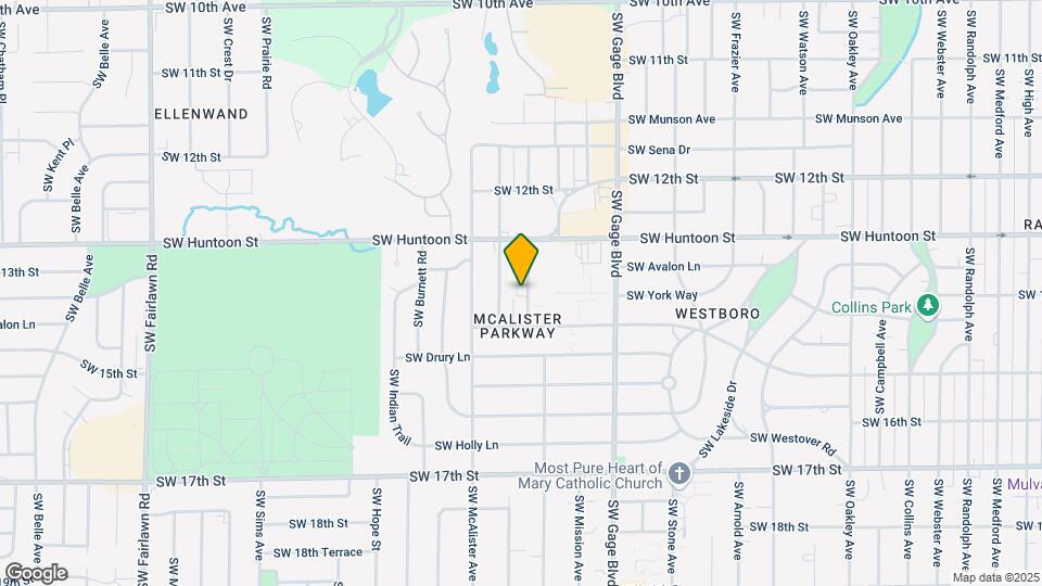 1347 SW Woodhull St Mapa y Detalles de la Ubicación
