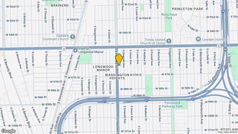 9625 S Halsted St Map and Location Details