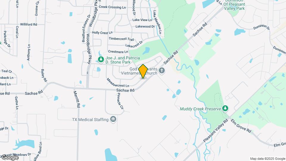 6422 Meadowcrest Ln Map and Location Details