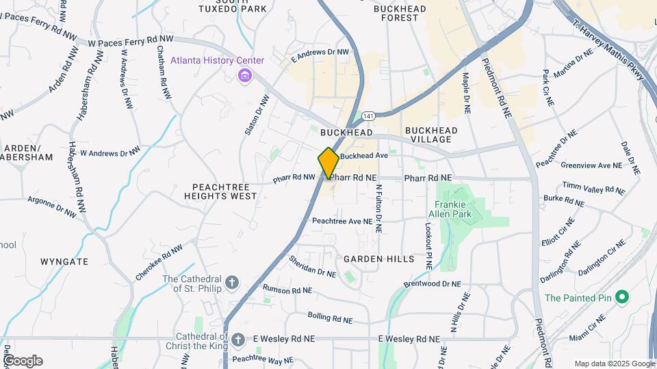3005 Buckhead Mapa y Detalles de la Ubicación