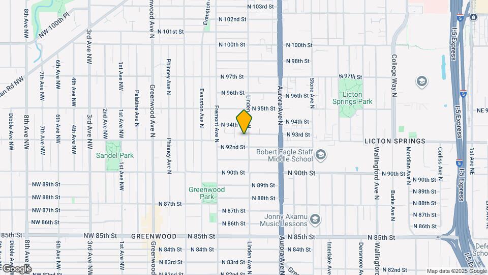 9215 Linden Ave N Map and Location Details