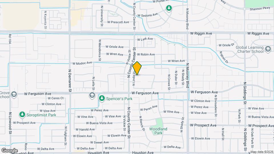 2737 W Oakridge Ave Map and Location Details