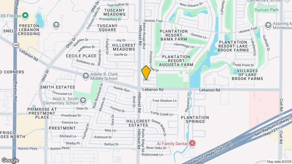 10610 Nashville Dr Map and Location Details
