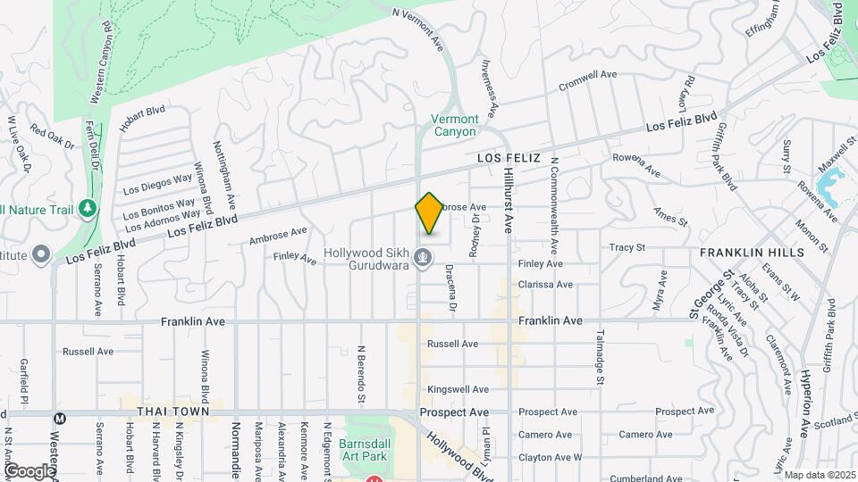 2030 N Vermont Ave Map and Location Details