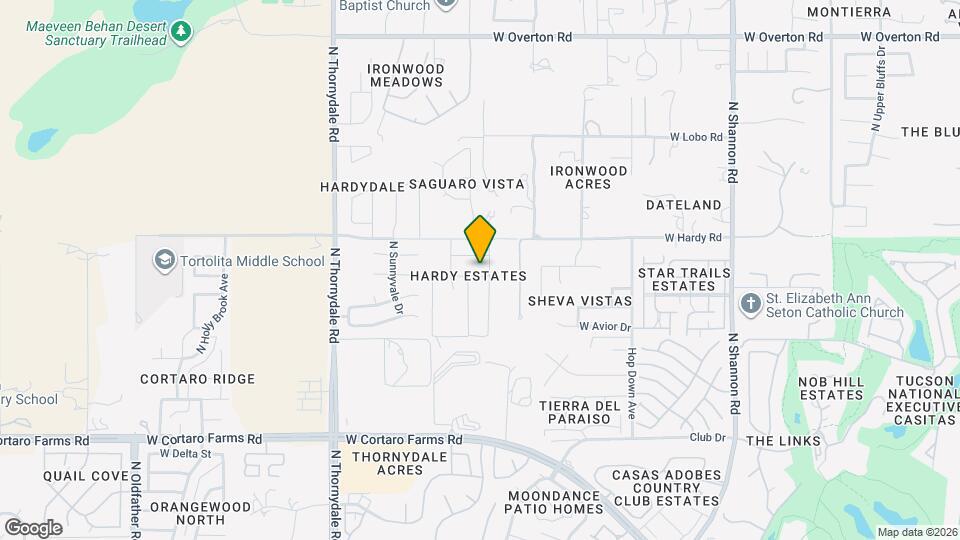 3462 W Ringtail Den Way Map and Location Details