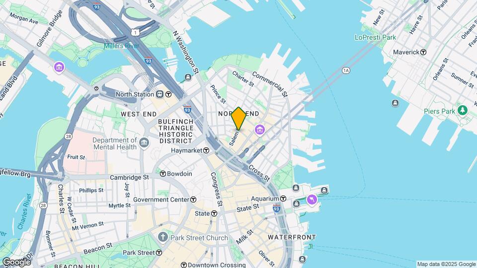 99 Salem St Map and Location Details