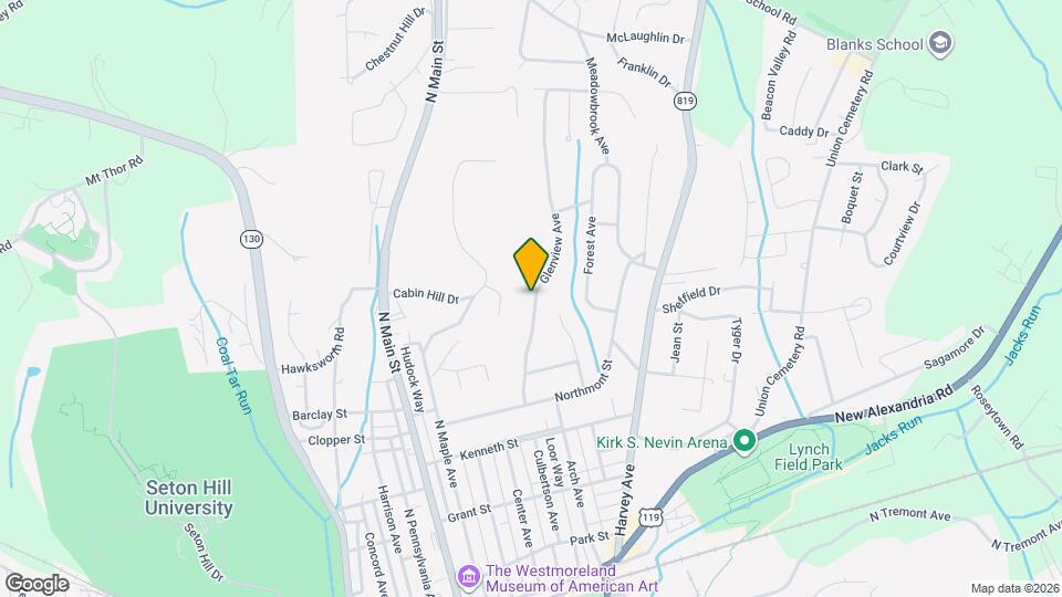 43 Glenview Ave Map and Location Details