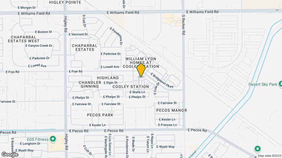 2863 S Arroyo Ln Map and Location Details