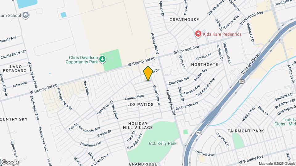 5505 San Clemente Dr Map and Location Details