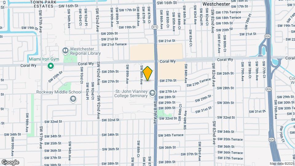 8760 SW 27th St Map and Location Details