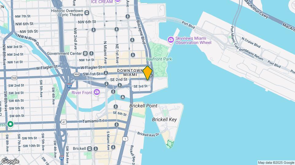 200 S Biscayne Blvd, Unit 5001 Map and Location Details
