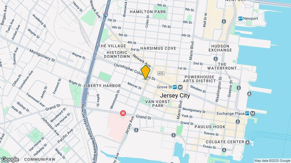 505 Jersey Ave Map and Location Details