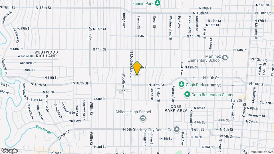 1042 Fannin St Map and Location Details