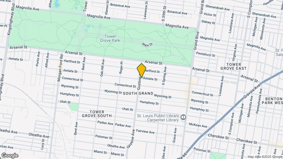 3890 Juniata St Map and Location Details