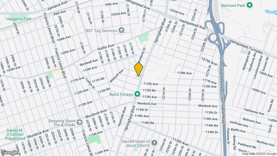 111-22 Springfield Blvd Map and Location Details