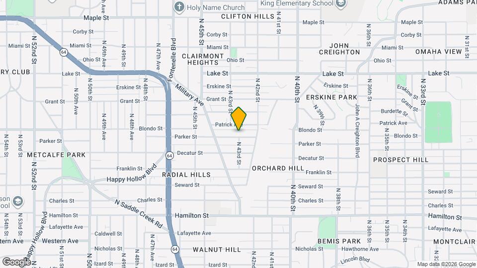 4234 Parker St Map and Location Details