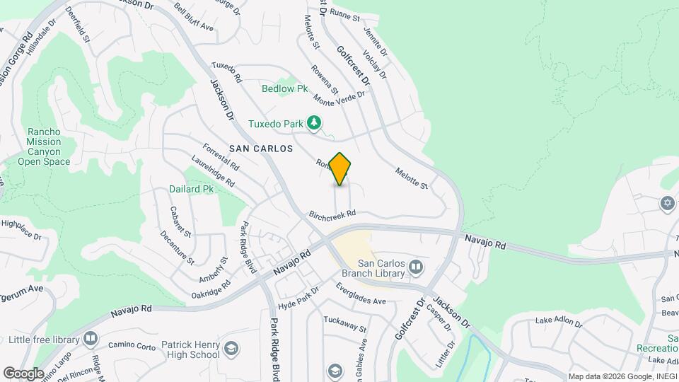 7247 Arpege Rd Map and Location Details