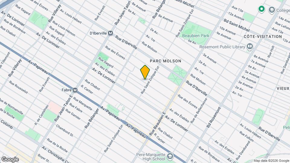 6705-6711 Louis-Hémon Rue Map and Location Details